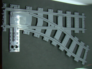 Lego koleje - výhybka pravá