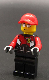 Lego Racers figurka - Racing Bike Driver 2
