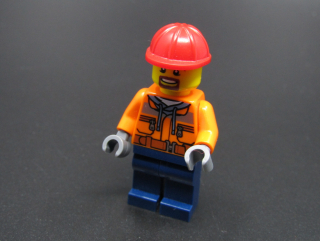 Lego figurka - vlakový dělník