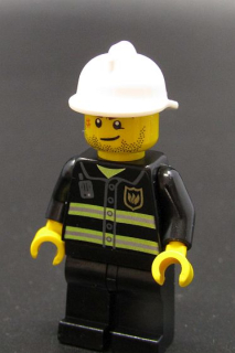 Lego city figurka hasič