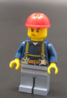 Lego figurka dělník