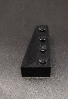 Lego kostička klínová - levá - černá