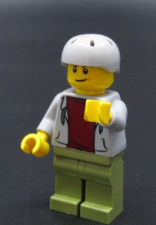 Lego figurka skateboardista