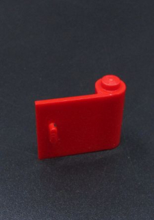 Lego dveře pravé 1x3x2 červené