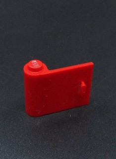 Lego dveře levé 1x3x2 červené