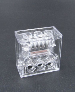 Lego Technic převodka se šnekem - průhledně čirá