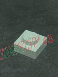 Lego destička 1x1 světle šedá - light bluish gray