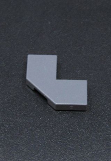 Lego destička hladká 2x2 tmavě šedá- dark bluish gray