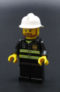 Lego city figurka hasič