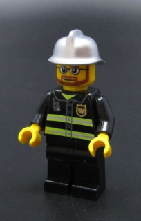 Lego city figurka hasič