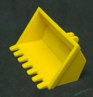 Lego lžíce bagru se zuby 3x6 - žlutá