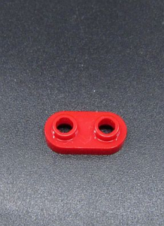 Lego destička speciální zaoblená 1x2 - červená