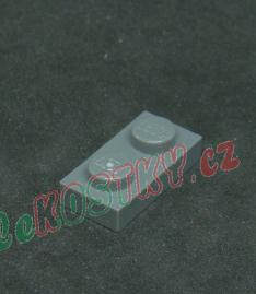 Lego destička 1x2 tmavě šedá - dark bluish gray