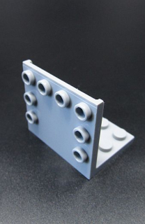 Lego destička speciální - panel 3 x 4 - 3 x 4 - světle šedá - light bluish gray