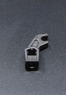 Lego ruka - mechanická - leskle tmavě šedá
