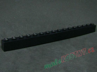 Lego kostička 1x16 - černá 