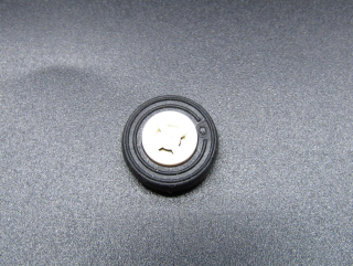 Lego kolo s pneu průměr 8mm - bílé