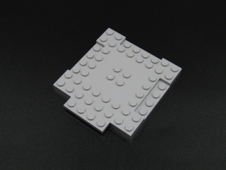 Lego deska vysoká 8x8 - světle šedá - light bluish gray