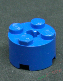 Lego kostička kulatá 2x2 modrá