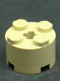 Lego kostička kulatá 2x2 béžová