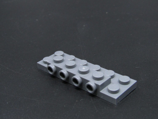 Lego speciální destička s nopy - světle šedá - light bluish gray