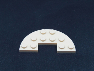 Lego destička zaoblená 3x6 - béžová
