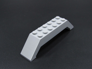 Lego kostka šikmá 10x2x2 - světle šedá - light bluish gray