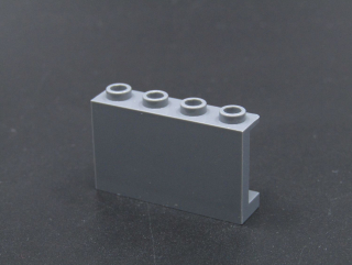 Lego panel 1x4x2 - tmavě šedý - dark bluish gray 