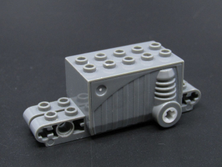 Lego setrvačníkový motor - tmavě šedý - dark bluish gray