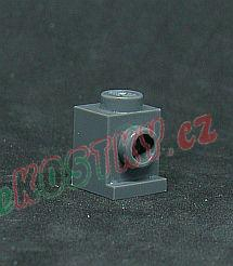 Lego kostička 1x1 držák světel tmavě šedá - dark bluish gray