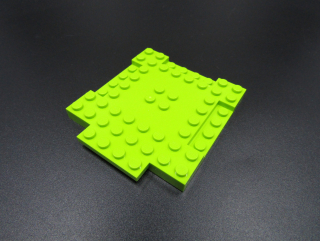 Lego deska vysoká 8x8 - zelená - lime