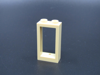Lego okno 1x2x3 - béžové
