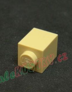 Lego kostička 1x1 béžová