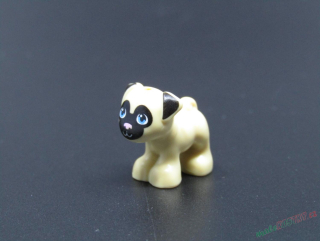 Lego Friends pes - mops - béžový