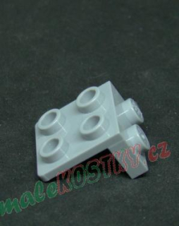 Lego destička speciální-rohová 1x2 2x2 - světle šedá - light bluish gray