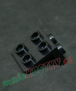 Lego destička speciální-rohová 1x2 2x2 - černá