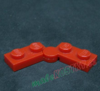 Lego destičky ohebné 1x4 - červená
