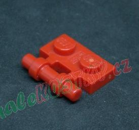 Lego destička speciální 1x2 - červená