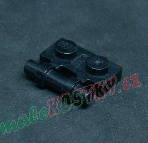 Lego destička speciální 1x2 - černá