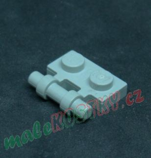 Lego destička speciální 1x2 - světle šedá - light bluish gray