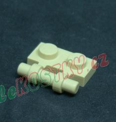 Lego destička speciální 1x2 - béžová