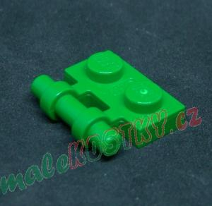Lego destička speciální 1x2 - zelená