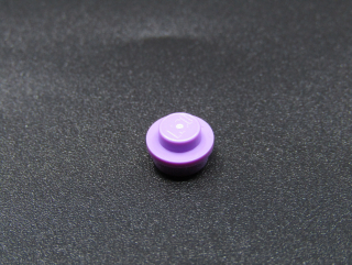 Lego kulatá destička 1x1 - středně levadulová