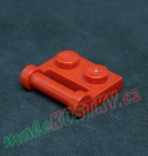 Lego destička speciální 1x2 - červená