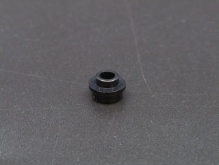 Lego kulatá destička 1x1 se středovým otvorem - černá