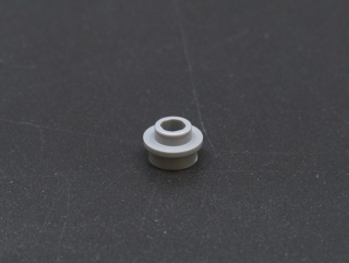 Lego kulatá destička 1x1 se středovým otvorem - tmavě šedá - dark bluish gray