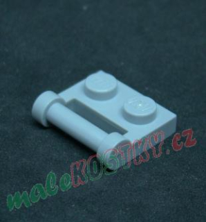 Lego destička speciální 1x2 - světle šedá - light bluish gray