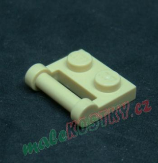 Lego destička speciální 1x2 - béžová