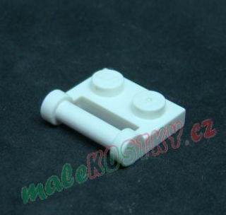 Lego destička speciální 1x2 - bílá