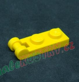 Lego destička speciální 1x2 - žlutá